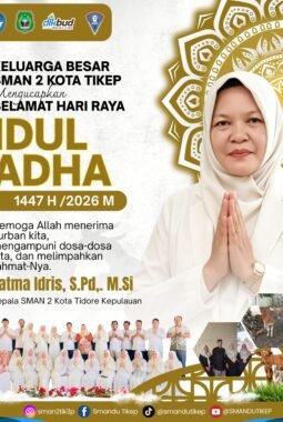 Keluarga Besar SMAN 2 Tikep Serahkan Hewan Kurban ke Kelurahan Ome pada Idul Adha 1447 H