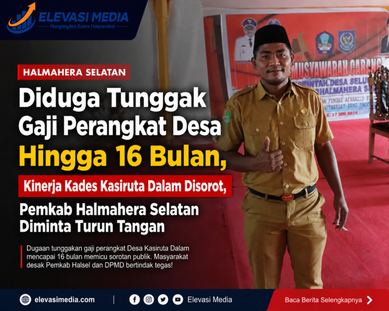 Gambar: Foto kepala Desa Kasiruta Dalam (Muhammad Conoras) 