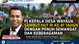 Gambar: Foto Pj kepala desa wayaua Rasid Sabtu S.Pd